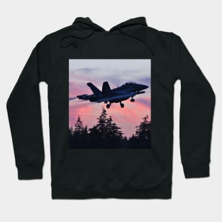 F/A-18 At Dusk Hoodie